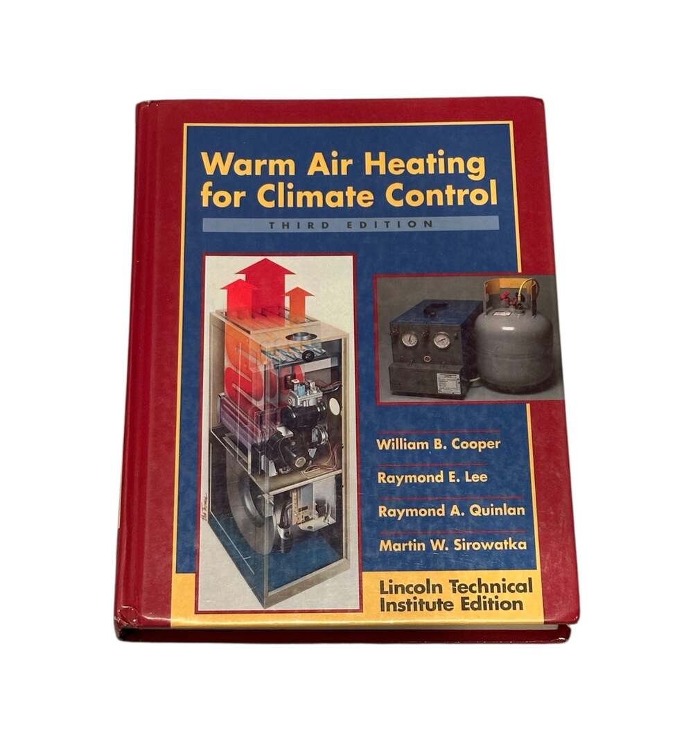 Warm Air Heating For Climate Control Textbook Used 3rd Edition